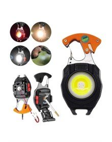 El Feneri LED Anahtarlık Çok Fonksiyonlu Mini Çakmak Özellikli