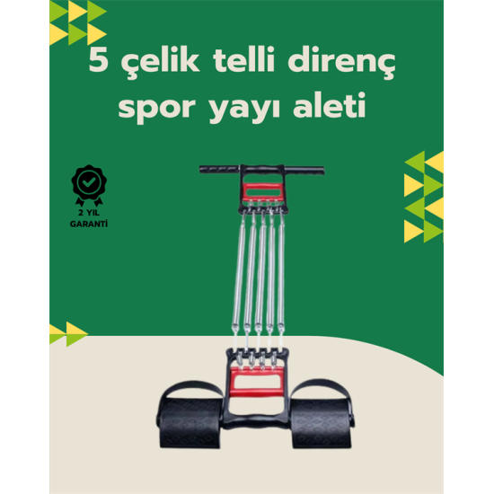 Çok Fonksiyonlu 3'ü 1 Arada Spor Aleti – Kol, Göğüs Genişletici ve Mekik Destekçisi