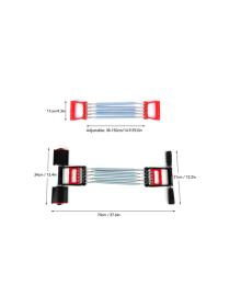 Paslanmaz Çelik Yaylı Çoklu Dirençli Kol ve Gövde Egzersiz Aleti