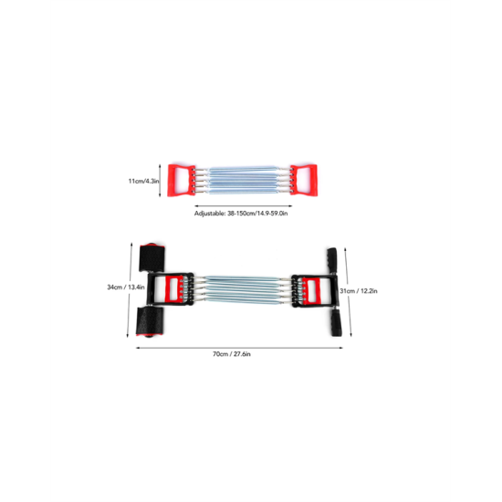 Çok Fonksiyonlu 3'ü 1 Arada Spor Aleti – Kol, Göğüs Genişletici ve Mekik Destekçisi