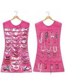 Elbise Şeklinde Takı Organizeri - Pembe