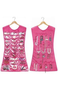 Elbise Şeklinde Takı Organizeri - Pembe