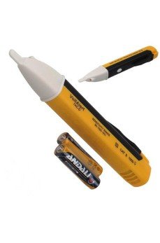 Elektrik Kaçak Dijital Kontrol Kalemi Cihazı -Dedektörlü Temassız Işıklı Kablo Voltaj Test