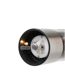 Elektrikli Baharat Öğütücü Pilli Paslanmaz Çelik Otomatik Tuz Karabiber Değirmeni