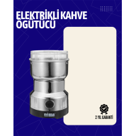 Elektrikli Sessiz Kahve Öğütücü | Çok Fonksiyonlu, 200W, AB Fişli, Kolay Temizlenir Elektrikli Sessiz Kahve Öğütücü | Çok Fonksiyonlu, 200W, AB Fişli, Kolay Temizlenir
