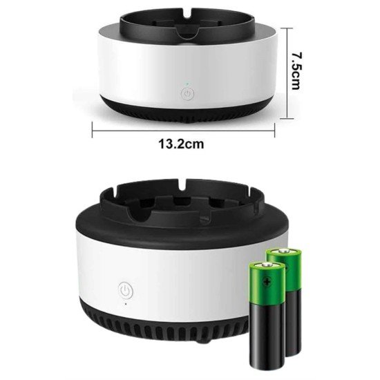 Elektronik Akıllı Küllük Hava Temizleyici Kokusuz Kül Tablası Anti-Duman