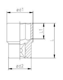 Elta 1115 1/2'' Lokma Anahtar 20 mm