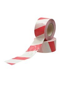 Emniyet İkaz Şeridi Kırmızı Beyaz 500 Metre