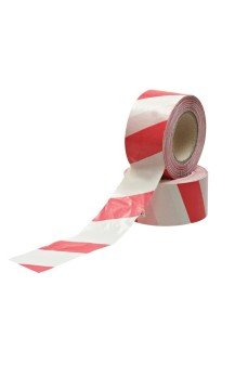 Emniyet İkaz Şeridi Kırmızı Beyaz 500 Metre