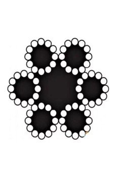 Çelik Halat 6 mm 10 Metre (6X12+7 K.ÖZ)