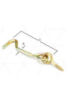 Çengelli Askı 80 No ( 5 Adet )