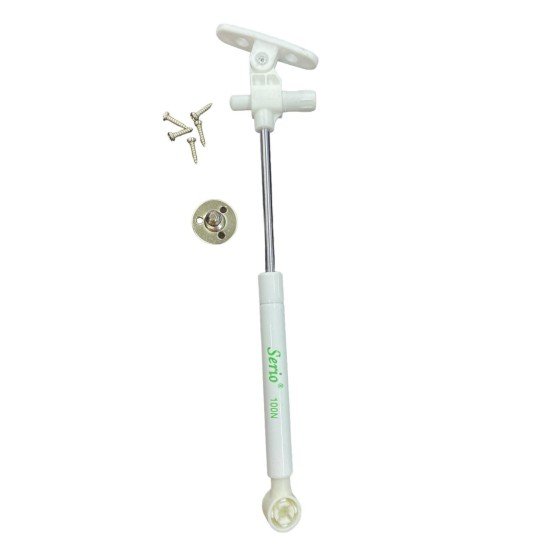 Frenli Gazlı Dolap Kapağı Pistonu 100 N Beyaz Frenli Gazlı Dolap Kapağı Pistonu 100 N Beyaz