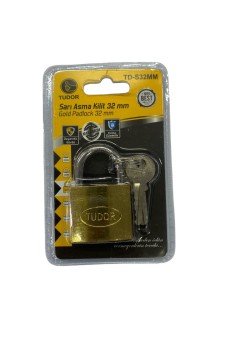 Tudor 32 mm Sarı Asma Kilit