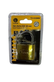 Tudor 38 mm Kısa Sarı Asma Kilit