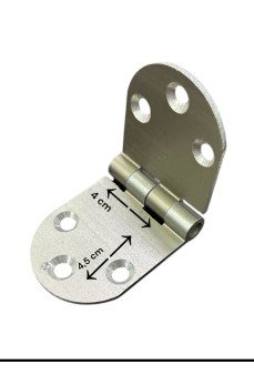 Yüksel Oval Alüminyum Kasa Menteşesi 4 cm Yüksel Oval Alüminyum Kasa Menteşesi 4 cm