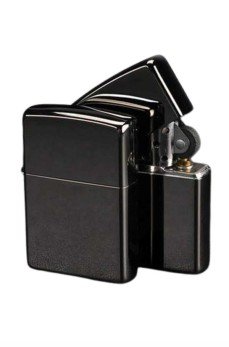 Erkeklere Özel Hediyelik Eşya Metalik Benzinli Çakmak Doldurulabilir