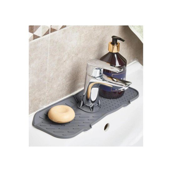 Esnek Musluk Lavabo Matı - Mutfak Banyo Batarya Su Tutucu Bulaşık Süngeri Matı Esnek Musluk Lavabo Matı - Mutfak Banyo Batarya Su Tutucu Bulaşık Süngeri Matı