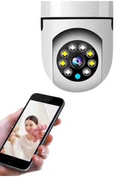 Ev Kamerası Wifi Kamerası Gece Görüşlü Akıllı Ampül Kamera Ev Kamerası Wifi Kamerası Gece Görüşlü Akıllı Ampül Kamera
