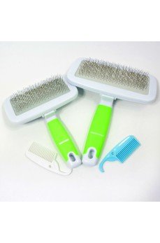 Evcil Hayvanlar İçin Telli Fırça Ve Tarak Seti Evcil Hayvanlar İçin Telli Fırça Ve Tarak Seti