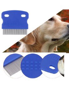 Evcil Hayvan Bakım Tarağı – Kedi Köpek Tavşan İnce Dişli Bit Pire Tarağı