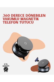 Evrensel Uyumlu Manyetik Araç Telefon Standı – Dayanıklı Alüminyum Gövde