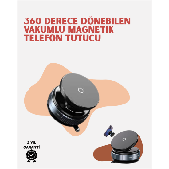 Evrensel Uyumlu Manyetik Araç Telefon Standı – Dayanıklı Alüminyum Gövde