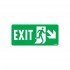 Exit Sağ Aşağı Uyarı Levhası 17,5x25 KOD:957