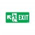 Exit Sol Yukarıı Uyarı Levhası 17,5x25 KOD:960