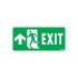Exit Yukarı Sol Ok İşaretli Uyarı Levhası 17,5x25 KOD:956