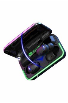 Extra Bass Kablosuz Kulaklık Işıklı Bluetooth Kulaklık Powerbank Özellikli