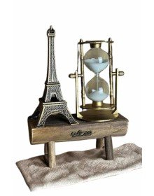 Eyfel Kuleli Kum Saati Dekoratif Hediyelik Eşya Retro Eyfel Kulesi