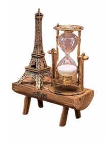 Eyfel Kuleli Kum Saati Dekoratif Hediyelik Eşya Retro Eyfel Kulesi