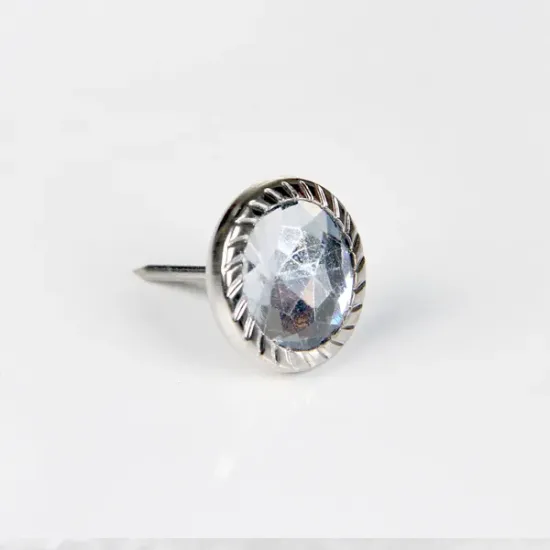 Febko Dekoratif Parlak Taşlı Kabara Raptiye 17 mm - 500 adet