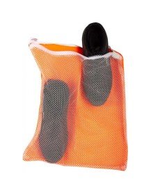 Fermuarlı - Hassas Çamaşır Terlik  Ayakkabı Yıkama Filesi Büyük Boy