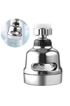 Filtreli Krom 3 Fonksiyonlu Oynar Musluk Başlığı - 360 Derece Dönebilen Filtreli Krom 3 Fonksiyonlu Oynar Musluk Başlığı - 360 Derece Dönebilen