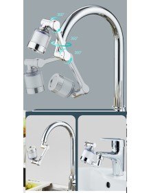 Filtreli Kireç Hapsedici Robotik Kol Musluk Başlığı - Mutfak Banyo Musluk Uzatma Aparatı Ucu