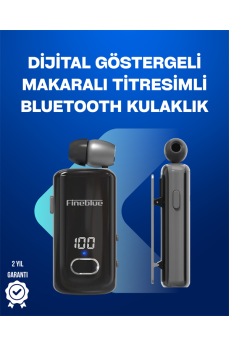 Fineblue F580 – Klipsli Bluetooth Kulaklık, Gürültü Engelleyici, Uzun Pil Ömürlü
