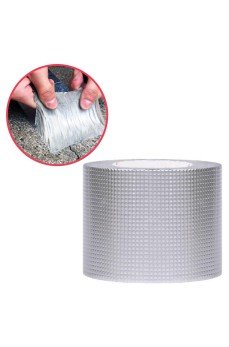 Folyo Kauçuk Bant Yapışkanlı Su Geçirmez Çatı Boru Tamir Bandı (2Metre x 10 Cm)