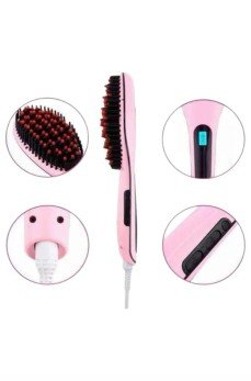 Fön Etkili Saç Düzleştirici Tarak Yıpranma Karşıtı Döner Kablo Isı Ayarlı