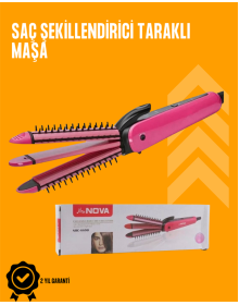 Fön İşlemine Uyumlu Sabitleyici Saç Tarağı