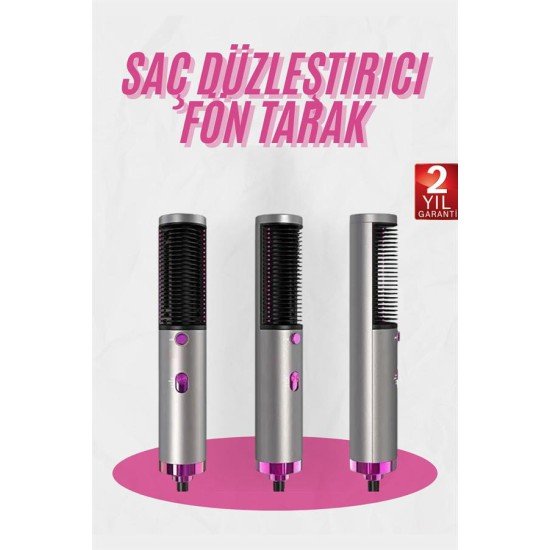 Fön Tarak Düzleştirici Seramik Kaplama Fön Makinesi Saç Kurutma Fön Tarak Düzleştirici Seramik Kaplama Fön Makinesi Saç Kurutma