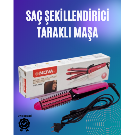 Fön ve Tarama İşlemini Birleştiren Pratik Saç Tarağı