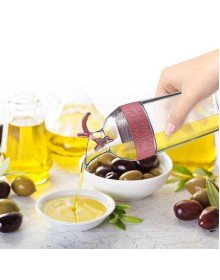 Cam Yağdanlık Fresh Ölçülü Yağ Şişesi Yağdanlık