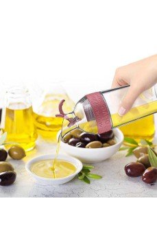 Cam Yağdanlık Fresh Ölçülü Yağ Şişesi Yağdanlık