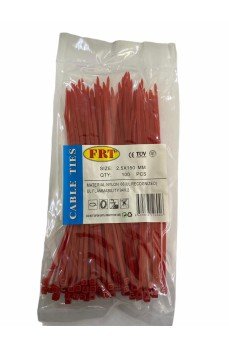 FRT Kırmızı 2,5x150 Kablo Bağı FRT Kırmızı 2,5x150 Kablo Bağı