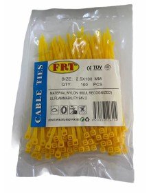 FRT Sarı 2,5x100 Kablo Bağı