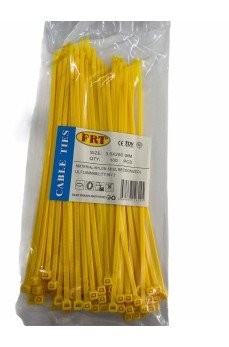 FRT Sarı 3,6X200 Kablo Bağı FRT Sarı 3,6X200 Kablo Bağı