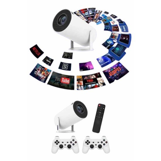 Full HD 8 GB Ayaklı Çift Kollu 4K Video Oyun Konsolu Taşınabilir