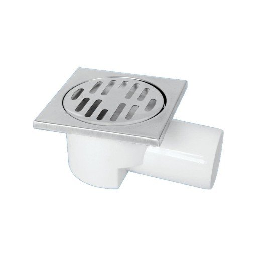 Gama Melez Yer Süzgeci 50 mm Yandan Çıkışlı 10x10 cm