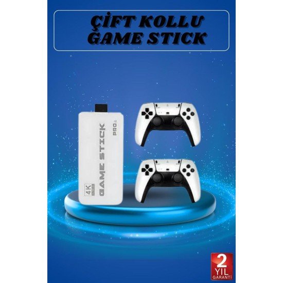 Game Stick 4K Retro Çift Kollu Atari Oyunlari +20000 Oyunlu Konsol Nostalji Game Stick 4K Retro Çift Kollu Atari Oyunlari +20000 Oyunlu Konsol Nostalji